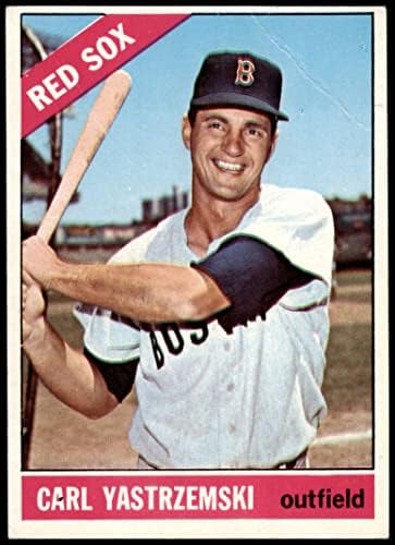 1966 Топпс 70 Карл Ястржемски на Бостън Ред Сокс (бейзболна картичка) VG Red Sox