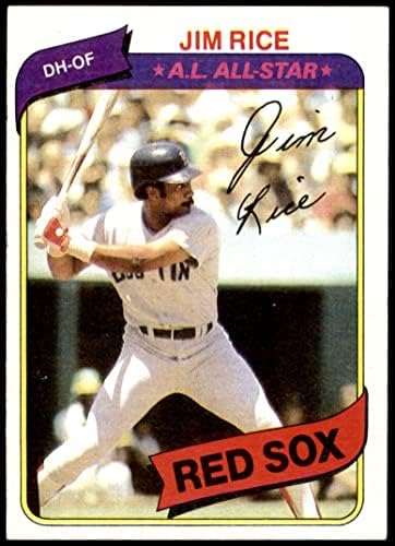 1980 Topps 200 Джим Райс Бостън Ред Сокс (бейзболна картичка) Ню Йорк Ред Сокс