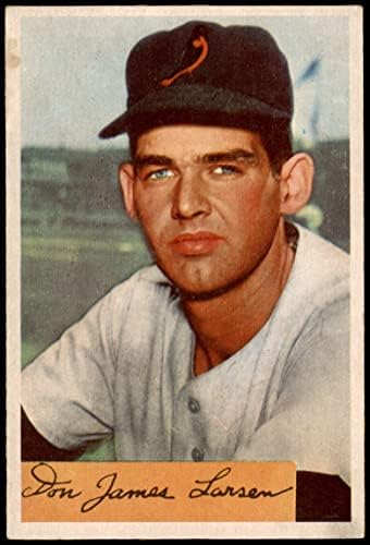 1954 Боуман # 101 Дон Ларсен Балтимор Ориолс (Бейзболна картичка), БИВШ+ Ориолс