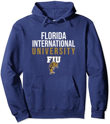 Пуловер с качулка Florida International GIL Пантърс Stacked с качулка