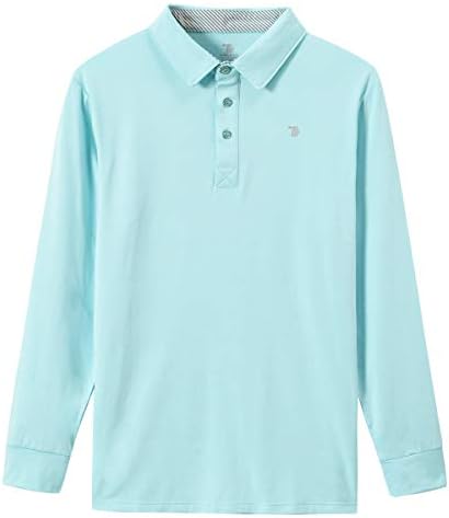 Мъжки ризи за голф MoFiz, Поло блузи, Спортни и Ежедневни Тениска Бързосъхнеща Тениска С Дълъг Ръкав