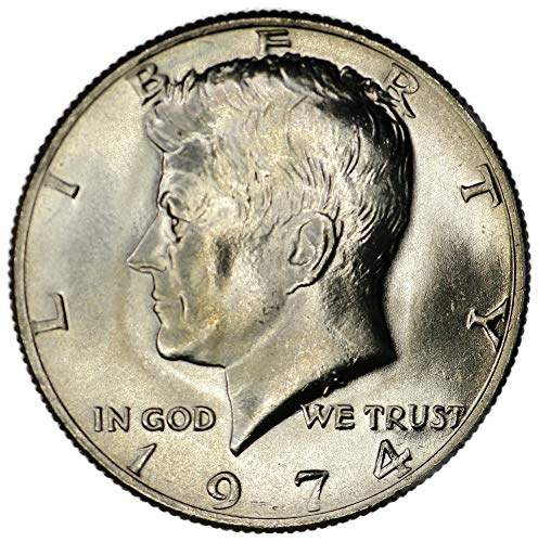 1974 Година - Полдоллара Кенеди , не Обращавшийся Монетен двор на САЩ
