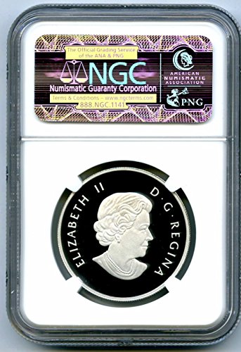 2013 Канада Двенадцатипятнистый Цедка HOLGRAM Silver Coin PROOF Perfect $10 PF70 NGC