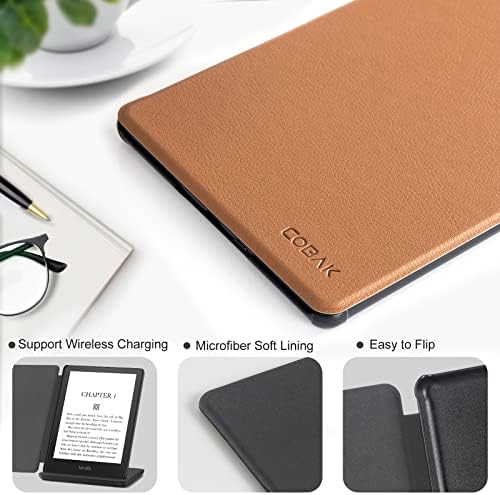 Калъф CoBak за Kindle Paperwhite - Чисто нов калъф от изкуствена кожа с функция за автоматично преминаване в режим на готовност за Kindle Paperwhite Signature Edition и Kindle Paperwhite 11-то поколение 2021 година
