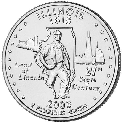 2003 P BU Избор тримесечие на щата Илинойс, Без да се позовават на Монетния двор на САЩ