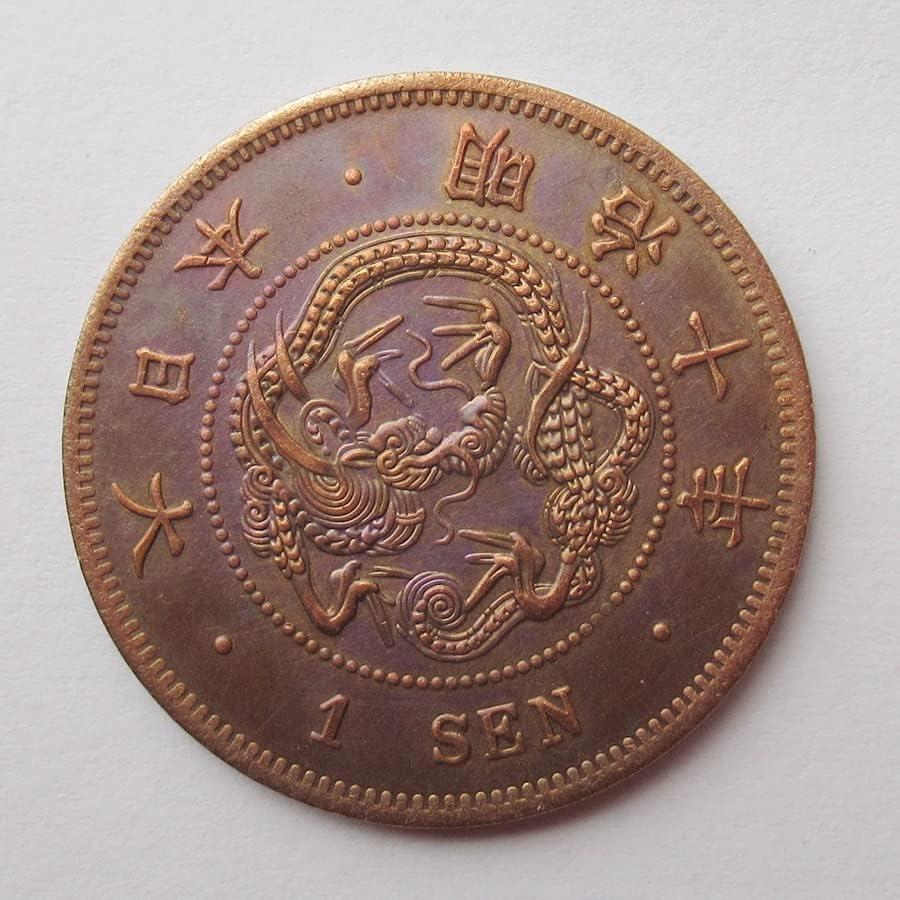 Японската Мед 1 Монета Мейджи 6, 10, 14 Копия на Възпоменателни монети