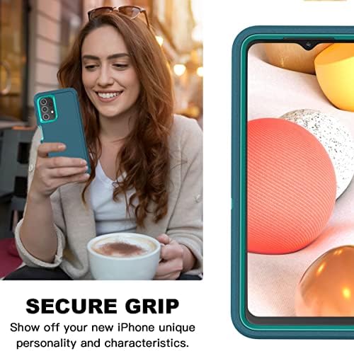 Чанта-кобур AICase с клипс за колан за Samsung A32 5G, Сверхпрочная Защита от падане, Здрав устойчив на удари/Прахоустойчив калъф за Samsung Galaxy A32 5G военен клас, траен Защитен калъф за вашия телефон (2021)
