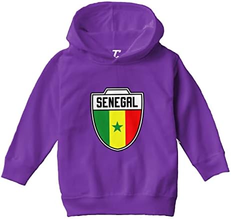 Футболен герб Сенегал - Народна Гордост За деца / Youth Руното Hoody С качулка