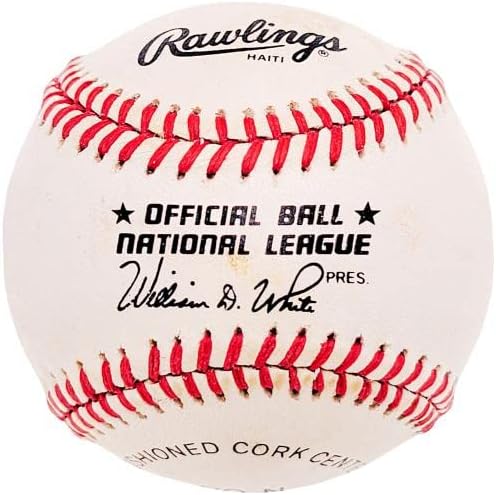 Официален инв NL Baseball Chicago Cubs #210158 с автограф на Джером Уолтън - Бейзболни топки с автографи