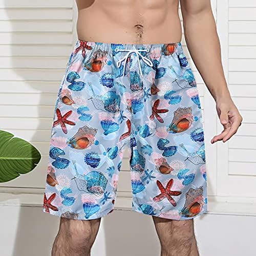 Bmisegm Мъжки Бански костюми, Плажни Панталони, Мъжки Панталони, Шорти за Плаващи, Широки Шорти в пода, Мъжки Плажни Панталони