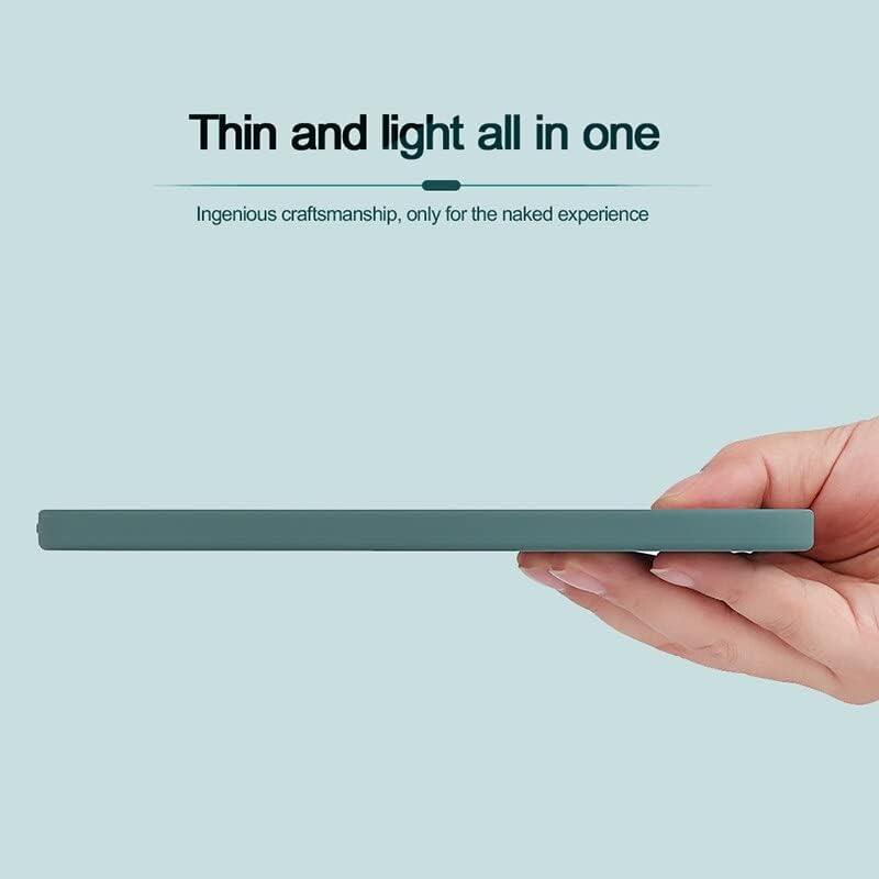 Оригинален течен силиконов калъф HAODEE за iPad Pro 11 12,9 инча 2020 2021 Калъф за iPad Mini6 Case 2021 за 2020 Air 4 10,9 калъф (Цвят: тъмно зелен, размер: 2021 Mini6 8,3 инча)