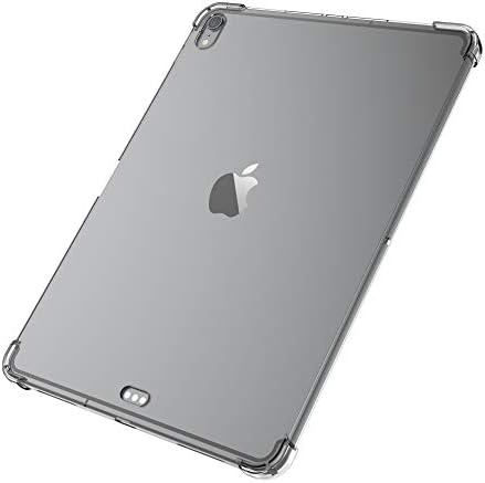 Калъф Luvvitt за iPad Pro 12.9 Crystal View, Тънка и лека делото от гъвкави TPU с противоударными за сядане-подложки за Apple iPad Pro 12.9 през 2018 г. - прозрачен (поддържа безжична зареждане ?
