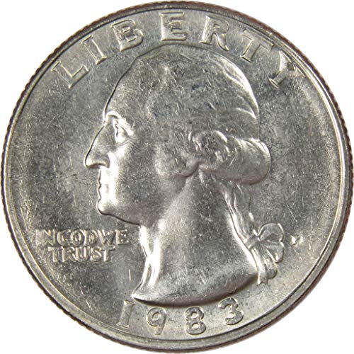 1983 P Washington Quarter BU Не Циркулационни Монети, Монетен двор на Щата 25c са подбрани Монета в САЩ