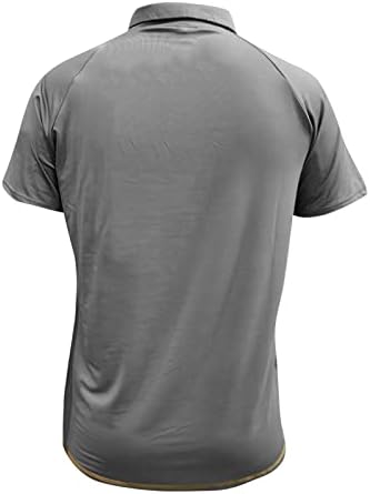Мъжки Ризи Поло с джоб, Европейски и Американски Мъжки Уличен Топ в Ретро стил с Дигитален Печат, Топ с Къс ръкав