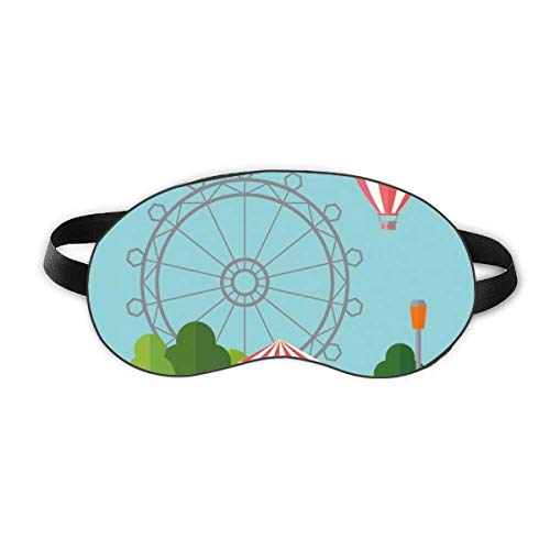 Виенско Колело Балон Увеселителен Парк Sleep Eye Shield Мека Нощна Превръзка На Очите Сянка На Кутията