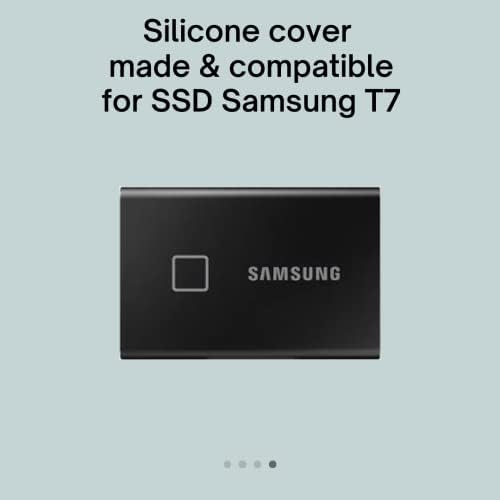 Силиконов Защитен калъф за Samsung T7 Portable SSD - Розов