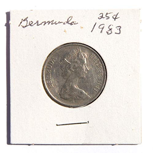 1983 BM Бермудските острови Елизабет II белохвостая Тропическа птица 25 Центовая монета с много малки детайли