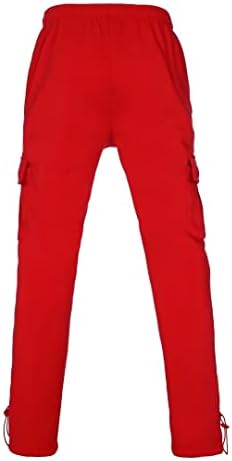 Мъжки флисовые спортни панталони-карго Bellnorth с Множество джобове, Свободни Ежедневни M-5XL, Високи и с Голям Размер