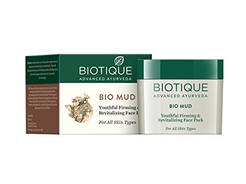 Маска за лице Biotique Bio Mud Youthful Firming & revitalizing 75 gm I за всички типове кожа, I За укрепване и съживяване на кожата I Намалява Малките бръчки.