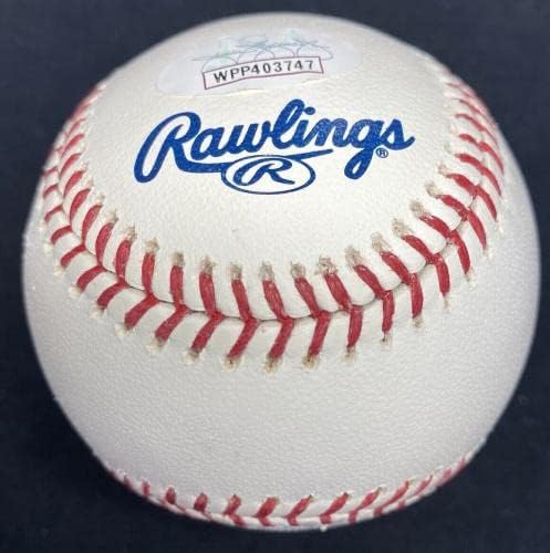 Боби Cox HOF 14 Подписан Логото на Залата на славата бейзбол JSA Witness Holo ONLY - Бейзболни топки с автографи