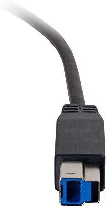 USB кабел C2G, Кабел USB 3.0, USB Кабел C-B, 3 Фута (0,91 м), Черен, Кабели в комплекта 28865