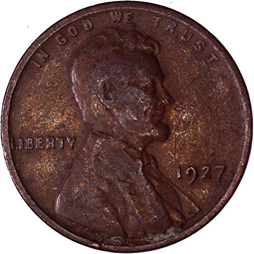 1927 Lincoln Wheat Cent 1C Много добър