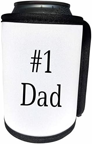 3dRose 3dRose - Ден на бащата - Татко № 1 в думите - Опаковки за бутилки-охладител (cc-361323-1)