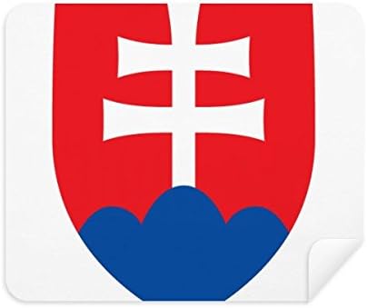 Словакия Европа Национален Герб Плат За Почистване на Екрана за Пречистване на 2 елемента Замшевой Тъкан