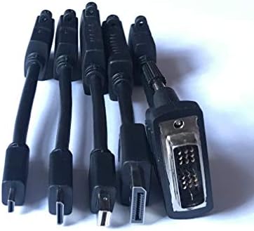 Направи си САМ Универсално Сигурно Преходни пръстен за HDMI кабел, DL-ADR с Петлевым скоба, никога не теряющиеся Адаптери HDMI (DL-CAR52K) USBC/DP/Mini DP / Micro-HDMI/Mini-HDMI/DVI към HDMI