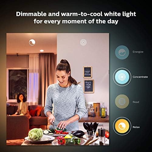 Умни led крушки Philips Hue White & Color Ambiance BR30, 16 милиона цвята (изисква Hue Hub), съвместими с Alexa, Google Assistant и Apple HomeKit, старата версия, 4 лампи