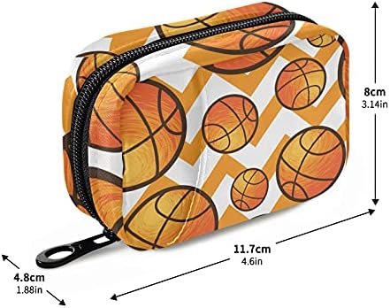 Баскетбол хапчета случай на хапчета организатор Box чанта с цип преносим витамин рибено масло медицина калъф за Спорт и къмпинг пътуване Седмичен бизнес