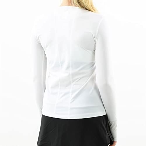 Женската тенис Риза с дълъг Ръкав Фила UV Блокер