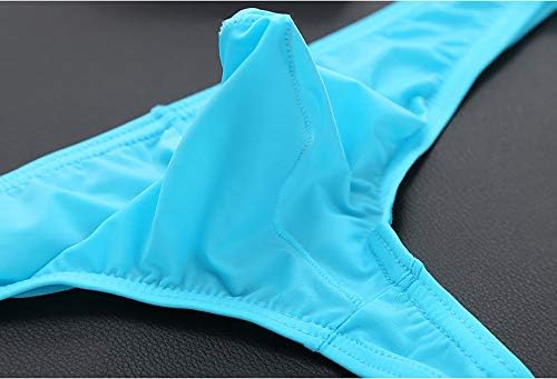 2023 Нови Прашки Паралакс Бельо Ice Underwear T Копринени Бикини за Секси Мъжки Шорти, Бельо, Мъжко бельо бельо за мъже (Светло синьо, XL)