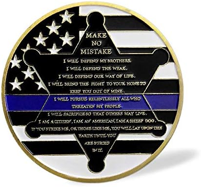 Тънка Синя Линия Полиция Св. Михаил поставиха Монета С Мотото Запомнящи се Правоприлагащите органи